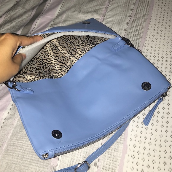 Max Studio Azure Blue Clutch - Picture 2 of 6